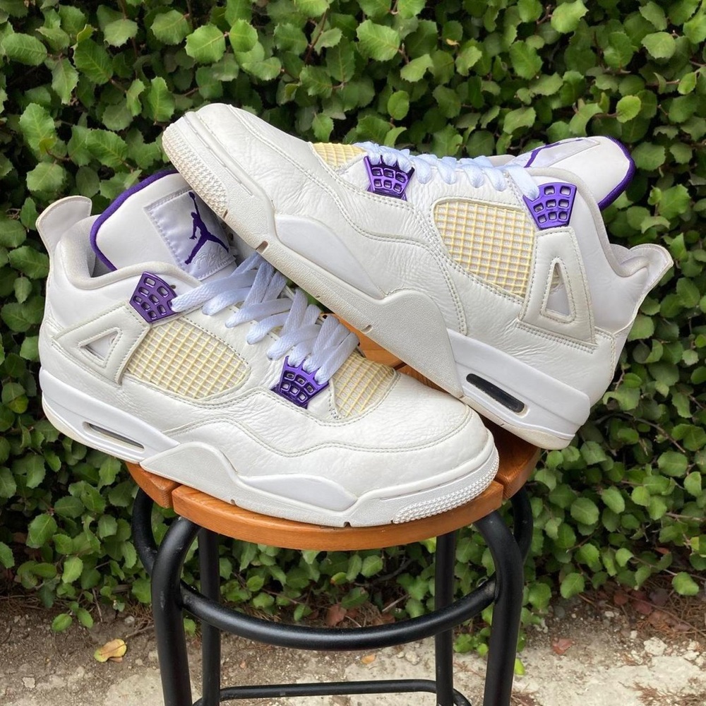 AIR JORDAN 4s metallic purple